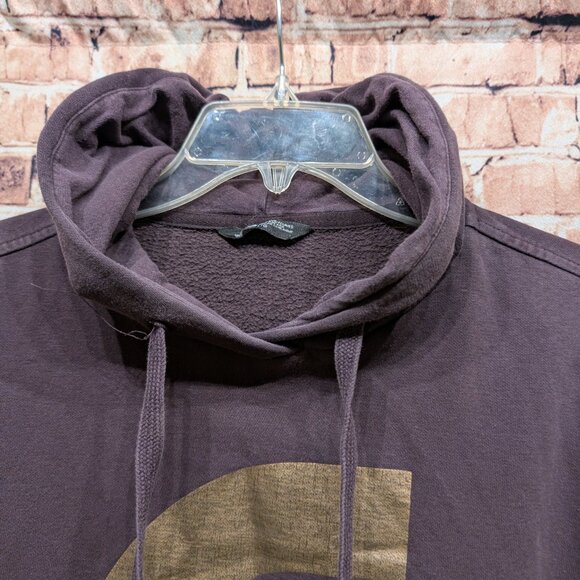 The North Face Purple/Gold Sweatshirt Hoodie Size Large - Picture 2 of 14